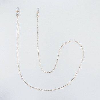 フラワーリング グラスコード 粒チェーン ピンクゴールド AAG0033-PG