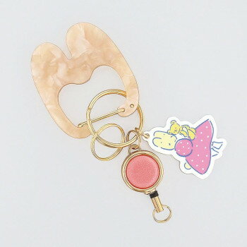 フラワーリング サンリオキャラクターズ カラビナ マロンクリーム LSR-G006-F