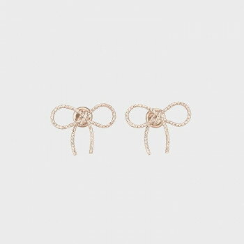 フラワーリング MAGUFIT マグネットイヤリング チェーンリボン ピンクゴールド AER0591-PG