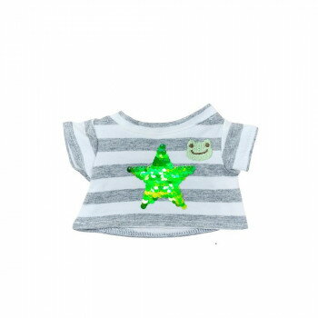 かえるのピクルス　ビーンドール用　スパンコールTシャツ　スター PZ43957-51