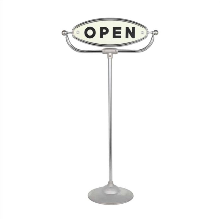 OPEN-CLOSED SIGN STAND インダストリアル アメリカン雑貨ダルトン dultonオープン クローズド サイン スタンド 送料込み [3]