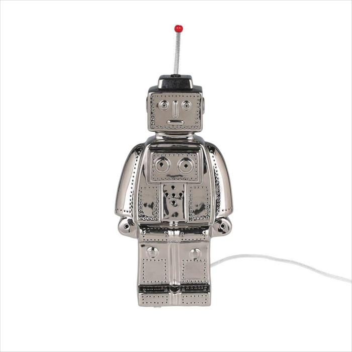 ダルトン ポーセリン ロボット ライトPORCELAIN ROBOT LIGHT CHROME dulton アメリカン雑貨