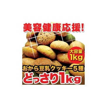 ほろっと柔らか☆ヘルシー＆DIET応援☆新感覚満腹おから豆乳ソフトクッキー1kg