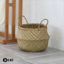 @CBi(アクビィ) 折りたたみバスケット Mサイズ シーグラス おしゃれ 人気