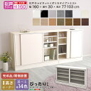 【引戸シリーズ】セミオーダーカウンター下収納ぴったりくん キャビネット(ポリカタイプ ミスト) 幅160cm×奥行30cm