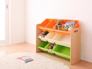 お片づけが身につく ナチュラルカラーのおもちゃ箱 Mycket ミュケ 3段