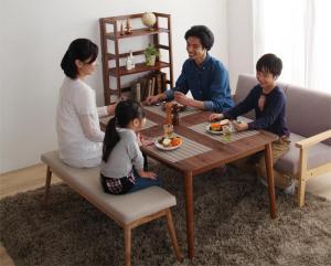 こたつテーブル 4段階で高さが変えられる 天然木ウォールナット材高さ調整こたつテーブル 長方形(80×13..