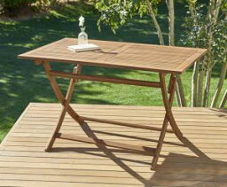 ベンチのサイズが選べる　アカシア天然木ガーデンファニチャー Efica エフィカ テーブル W120