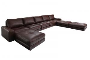 コーナーカウチソファ レイアウト自由 家族でリビングを囲める大型コーナーカウチソファ ソファ＆オッ..