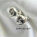 【送料無料!】イナズマピアス/タンザナイトキュービックスタッズピアス/メンズピアス/レディースピアス/男女兼用ピアス/シルバーピアス/ハンドメイド/日本製/ブラ...