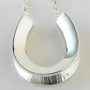馬蹄ペアネックレス メンズタイプ 馬蹄ネックレス ペアネックレス メンズネックレス シルバーアクセサリー Silver925 日本製<Blue-Cat>ブルーキ...