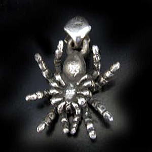 スパイダーTOP スパイダーペンダント メンズアクセ メンズネックレス 男性用ペンダ...