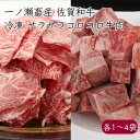 一ノ瀬畜産 佐賀和牛 冷凍 便利 ストック 炒め用 煮込み用 牛肉 セット《産地直送 クール便 冷凍》【送料無料 北海道沖縄離島除く】（佐賀県産 サラサラ350g／袋 コロコロ300g／袋 小分け ） 国産 佐賀 佐賀県 こま切れ 牛 肉 こま切れ 切り落とし