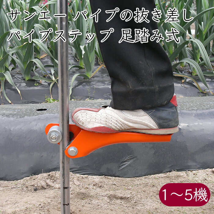 サンエー ハウス パイプの抜き差し パイプステップ G32 足踏み式 2段切替式《メーカー直送》【送料無料..