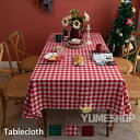 テーブルクロス 北欧風 クリスマス風 テーブルカバー 食卓カバー チェック柄 四角形 長方形 正方形 円形 インテリア お部屋作り 一人暮らし 置き写真 トレン...