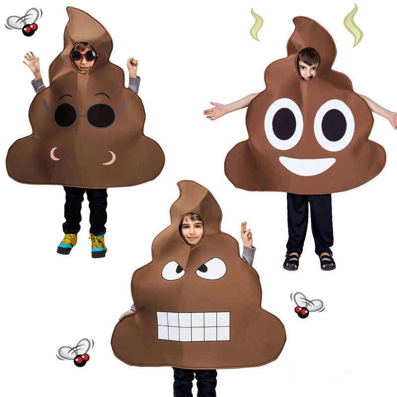 コスチューム ハロウィン コスプレ キッズ 仮装 面白い イベント 飾り 学芸会 発表会 演出服 糞造形 Cosplay 舞台衣装 舞台劇 写真記念撮影 雰囲気...