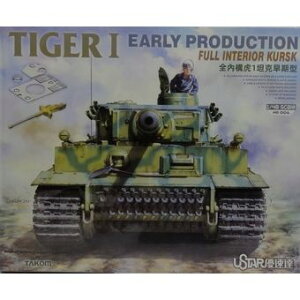 【中古】タコム 1/48 タイガーI 初期型 w/フルインテリア クルスクの戦い プラモデル[併売:1832]【赤道店】