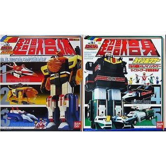 【中古】超獣戦隊ライブマン DX超合金 超獣合体ライブロボ 超獣合身 DXライブボクサー 併売:0LWH 【赤道店】