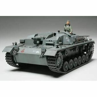 【中古】タミヤ 1/35 ミリタリーミニチュアシリーズ No.281 ドイツ陸軍 III号 突撃砲B型 35281 プラモデル[併売:109D]【赤道店】