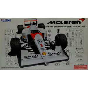 【中古】フジミ模型 1/20 マクラーレン MP4/6 Honda スペイングランプリ 1991年 プラモデル[併売:18MI]【赤道店】