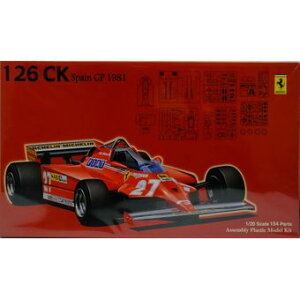 【中古】フジミ模型 1/20 フェラーリ126CK 1981年 スペイングランプリ プラモデル[併売:14SC]【赤道店】