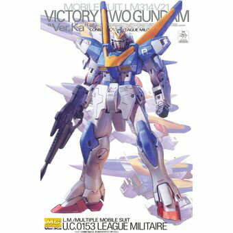 【中古】MG 機動戦士Vガンダム V2ガンダム Ver.Ka 【プレミアムデカール付属】 1/100スケール 色分け済みプラモデル プラモデル[併売:16N6]【赤道店】