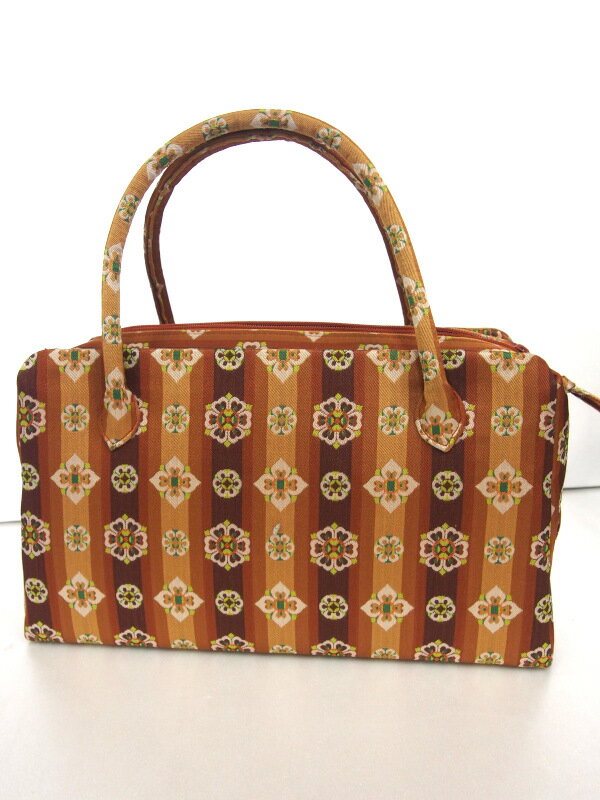 【訳あり品】龍村美術織物 こだわりの名物裂バッグ お茶席 利休【朱】