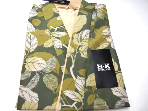 R・K R・KIKUCHI【帯不要 二部式きもの】ニューきもの【モスグリーン Fサイズ】 R・K R・KIKUCHI【帯不要 二部式きもの】ニューきもの【モスグリーン Fサイズ】