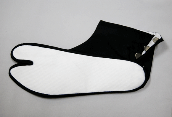 【男物】フィット・のびる綿混足袋*黒*L寸(25.5〜26.0cm)