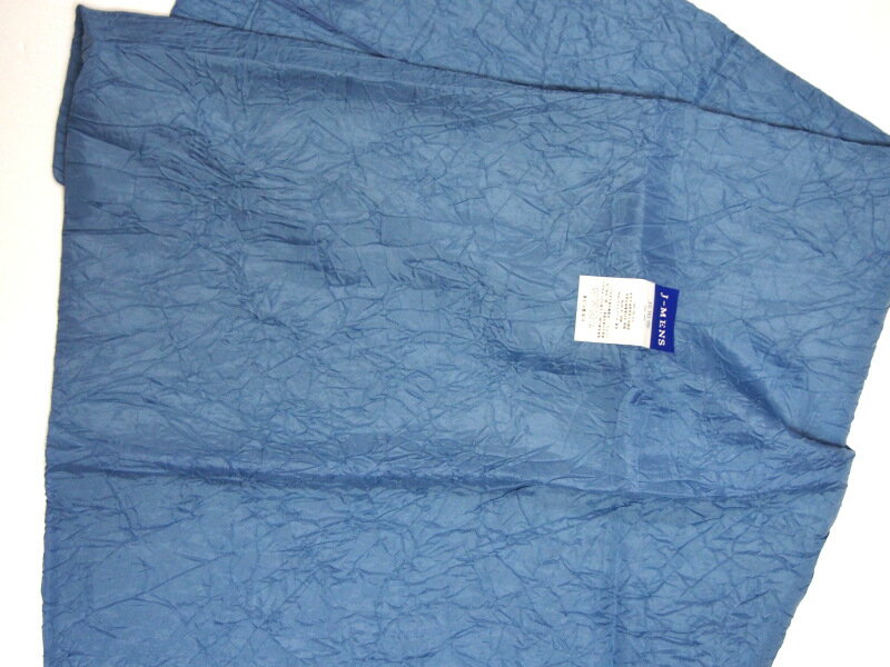 男 メンズ 紳士 兵児帯 【シワ加工 ブルー】