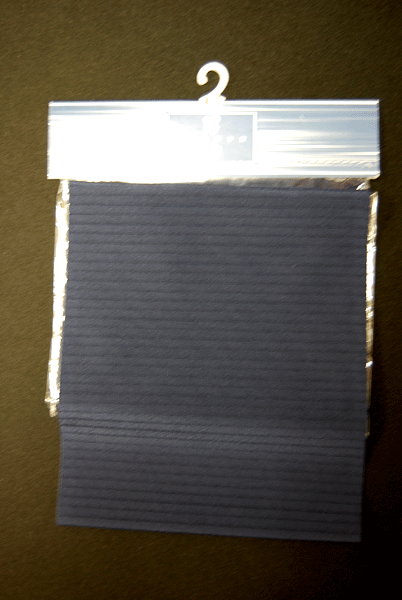 【男　絽　半衿】ポリエステル　ラミエール【濃紺】夏物