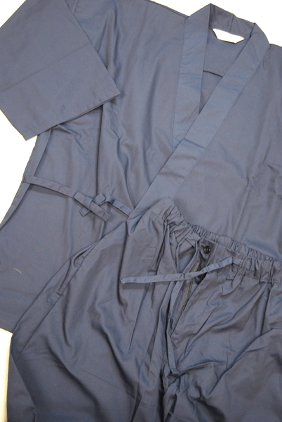 【お手頃】作務衣*無地・紺*