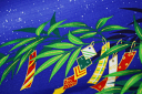 【小風呂敷】七夕 紺