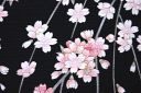 【小風呂敷】しだれ桜 黒