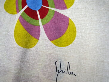 Sybilla・シビラ中風呂敷・24巾・97cm 【サーカス・ベージュ】エコバッグ・可愛い・便利・買い物・薄手の柔らかい生地