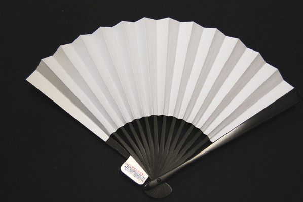 【喪服用】扇子　*グレー*【No688】