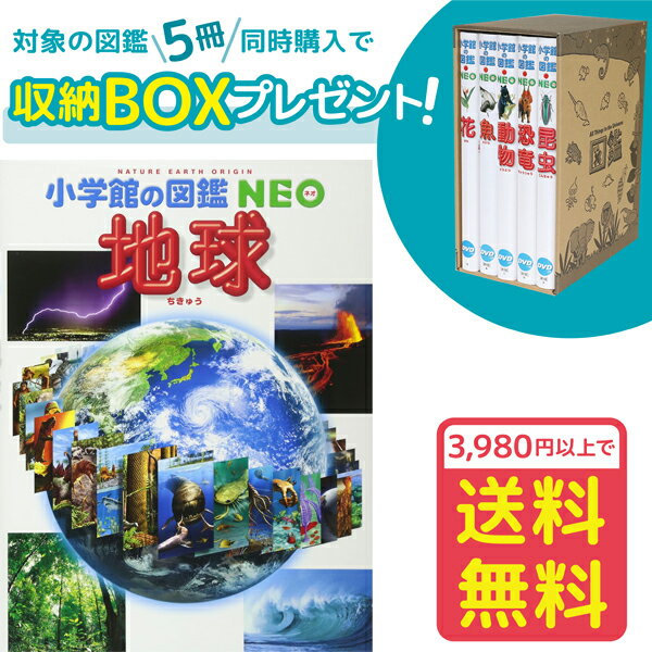 【収納BOX付・送料無料・条件有】小学館の図鑑NEO　地球