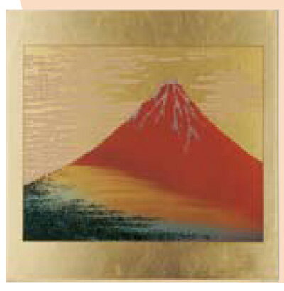 漆芸　マウスパッド（赤富士）【富士山】