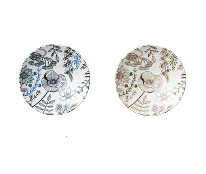 アイトー　フラワーパターン プレートМ