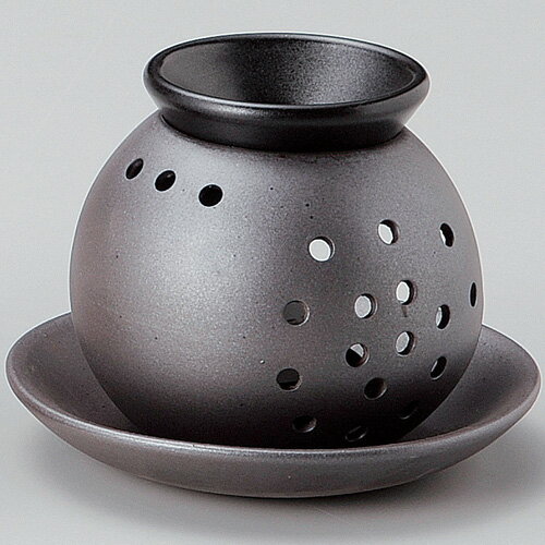 茶葉の香織でリフレッシュ＆消臭常滑焼　茶香炉M2204