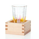津軽びいどろ グラス 枡酒杯 花凛 山桜  F-71355 日本酒 ガラス