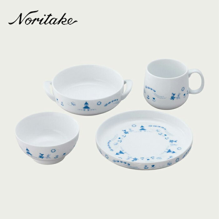 Noritake(ノリタケ)ライトステップ お子様セット(ブルー)5002T/Y4817