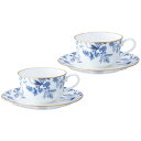 Noritake（ノリタケ）　ブルーソレンティーノ　ティー・コーヒー碗皿ペアセット　P59387A/4562