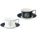 Noritake(ノリタケ) エイダン ティー・コーヒー碗皿ペアセット(色変り) P93687/4867-12