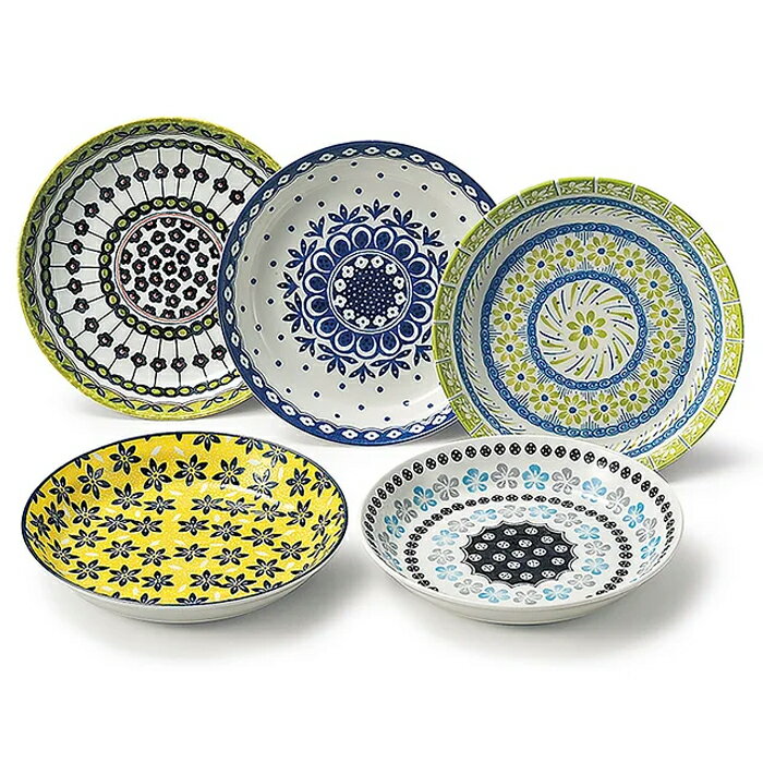 ポタリーフィールド　スープカレー皿 5枚セット　7-1804のサムネイル