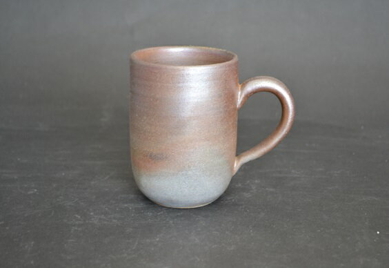 備前焼　マグカップ　夢幻庵　備前焼　桟切 手付マグカップ　マグ