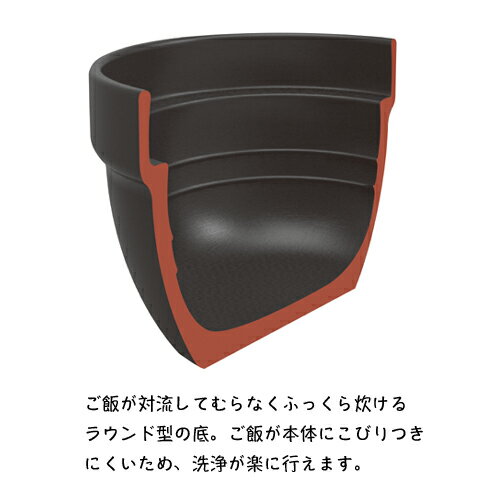 ハリオ　ご飯釜　フタがガラスのご飯釜（2～3合炊）GNR-200-B-W　日本製　耐熱ガラス　陶器　直火　3合炊き　2合炊き　ハリオ 3