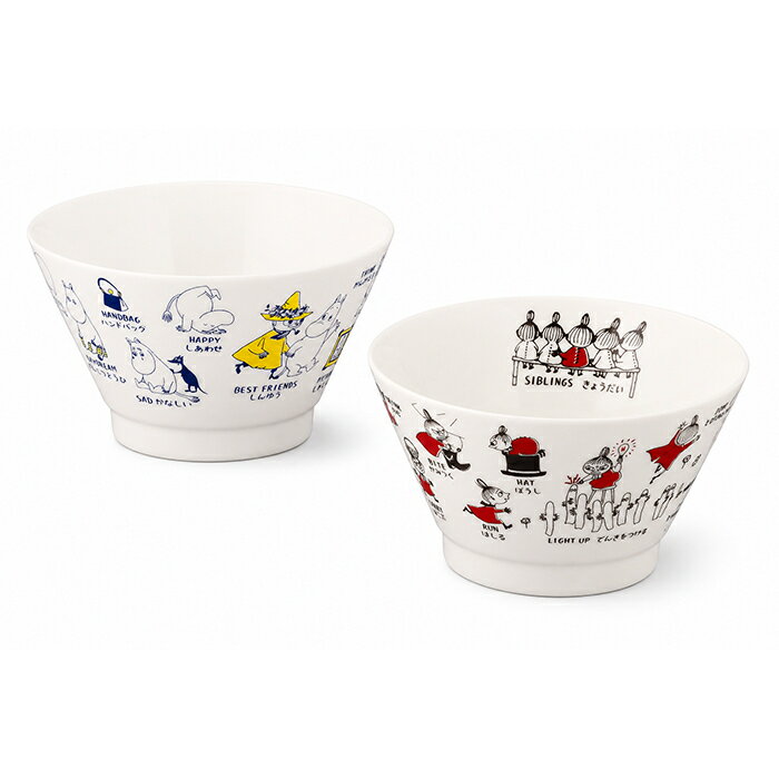 乐天商城 - ムーミン 【MOOMIN】茶碗 ムーミン リトルミイ MM14000　MM14001-351 MM14002-351 山加商店