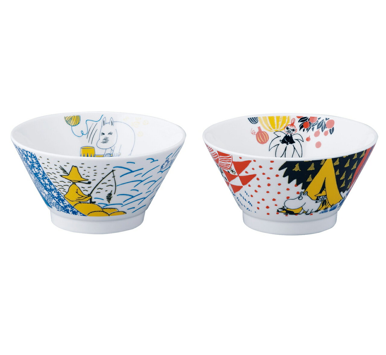 乐天商城 - MOOMIN(ムーミン)小丼 ムーミン リトルミイ　ainaMM8501-312 MM8502-312