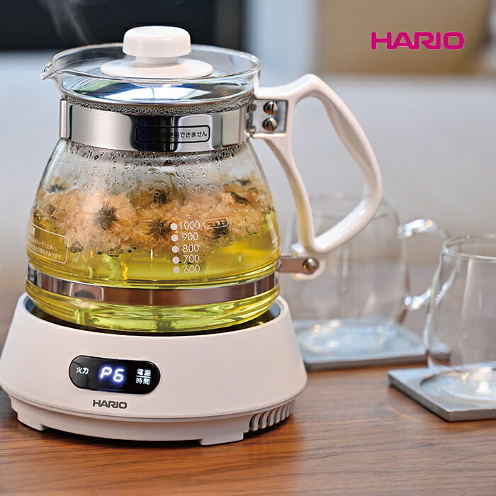 HARIO　ハリオ　マイコン煎じ器N　HMJN-1000-W　漢方　健康茶